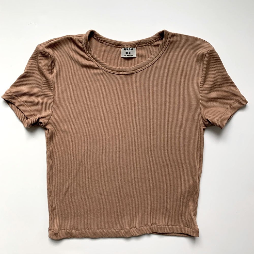 Girls Ribbed T-Shirt